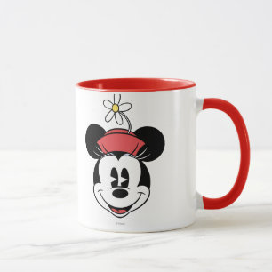Tasse Minnie classique   Face de fleurs
