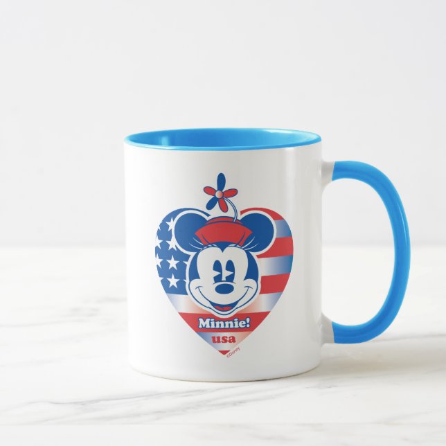 Tasse Minnie classique | Patriotique (Droite)