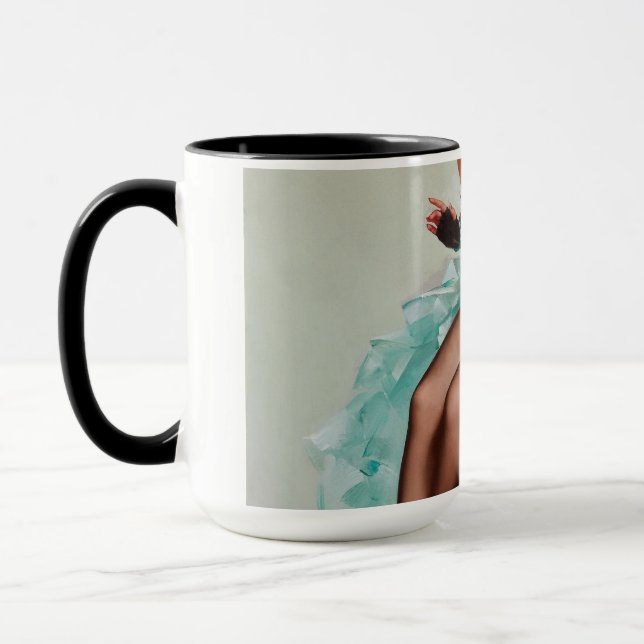 Tasse Miss Sylvania Pin-Up Girl (Gauche)