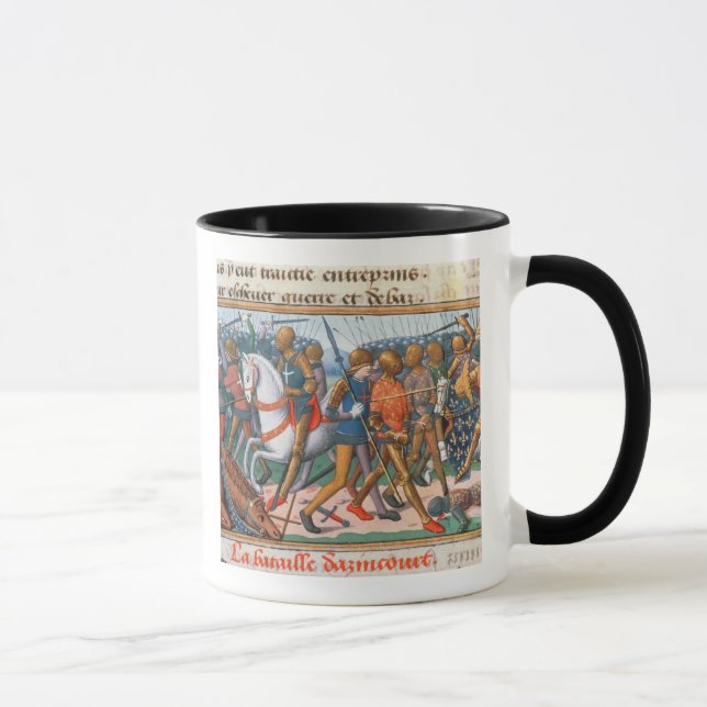 Tasse Mme Fr 5054 f.11 la bataille d'Agincourt, 1415, (Droite)