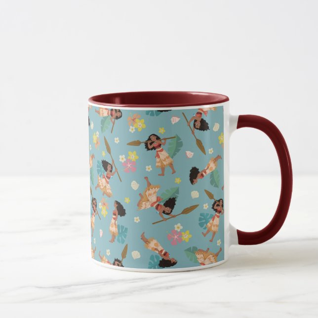 Tasse Moana | Modèle floral (Droite)