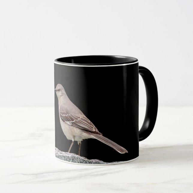 Tasse Mockingbird sur une pierre tombale (Devant droit)
