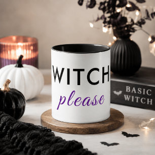 Tasse moderne de Halloween « Witch Please » – Chic