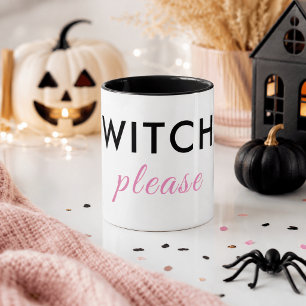 Tasse moderne de Halloween « Witch Please » – Chic