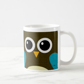 Tasse moderne de hibou de huée