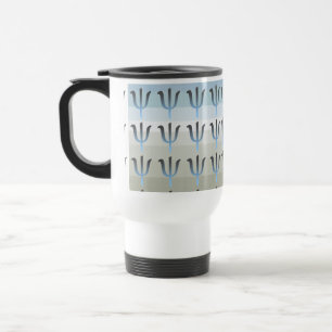 Tasse moderne de voyage de symbole de psychologie