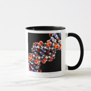 Tasse Molécule d'ADN. Modèle moléculaire de l'ADN