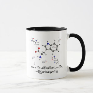 Tasse Molécule de tryptophane