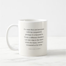 Tasse « Mon propre chemin » — Sagesse de Thoreau s