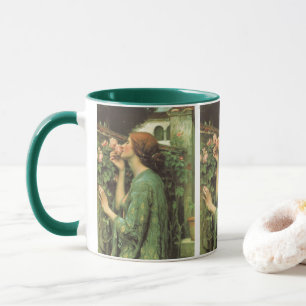 Tasse Mon Rose doux, ou Âme du Rose par Waterhouse