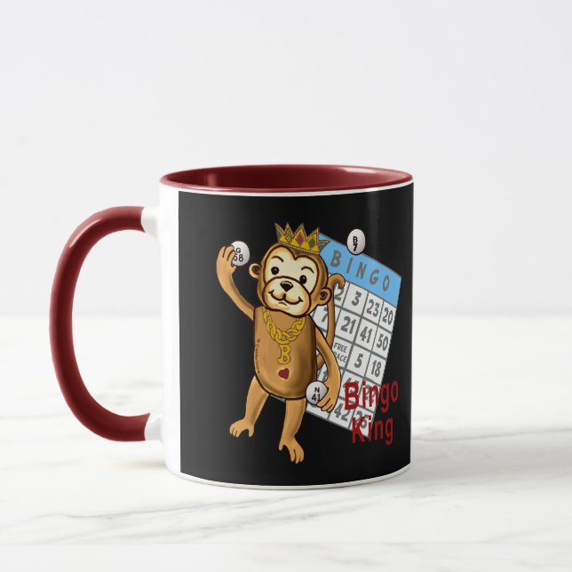 Tasse Monkey Bingo King (Gauche)