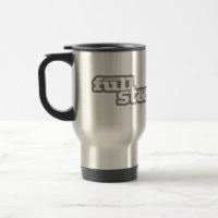 tasse mono de voyage de train de "pleine vapeur en
