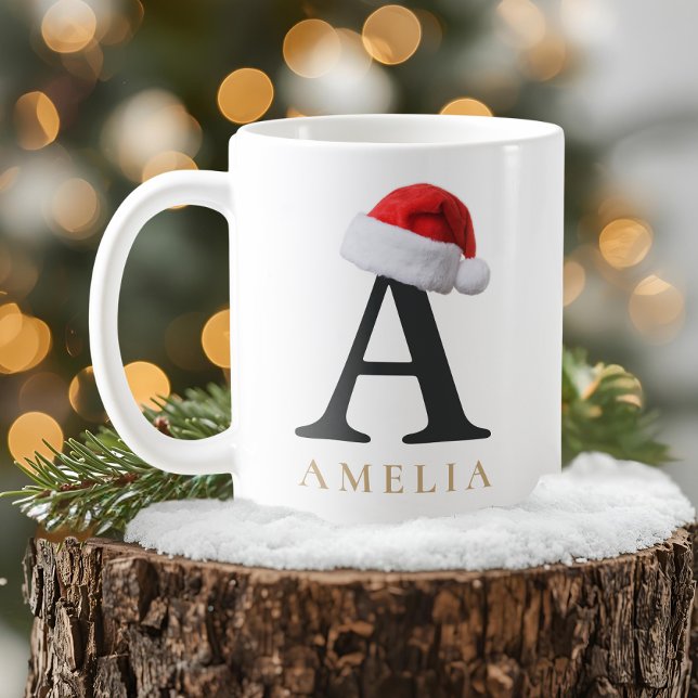 Tasse monogramme de Noël (Créateur téléchargé)