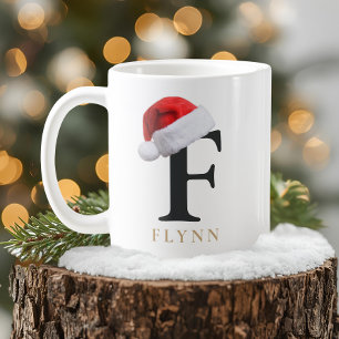 Tasse monogramme de Noël