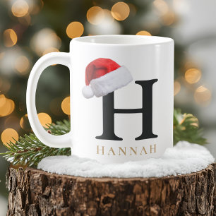 Tasse monogramme de Noël