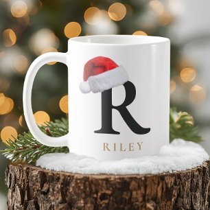 Tasse monogramme de Noël