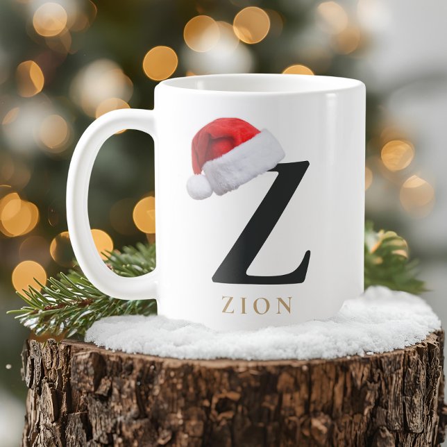 Tasse monogramme de Noël (Créateur téléchargé)