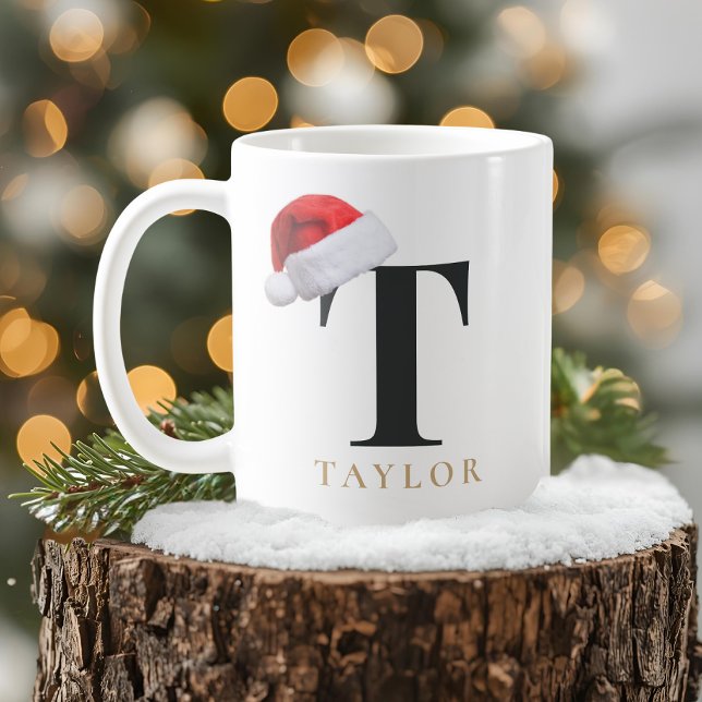 Tasse monogramme de Noël (Créateur téléchargé)