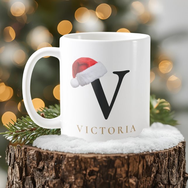 Tasse monogramme de Noël (Créateur téléchargé)