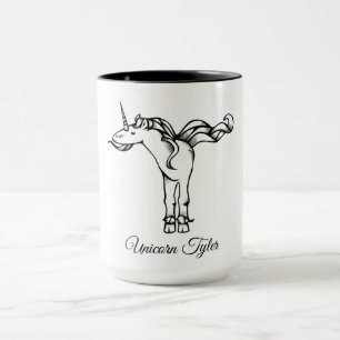 Tasse Monogramme Magique T Unicorn Tyler ou votre texte