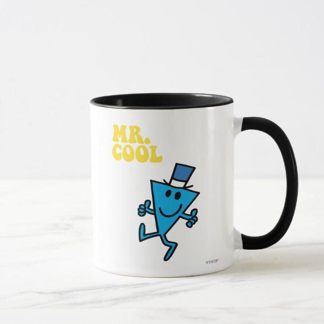 Tasse Monsieur le Cool | Lettres jaunes (Droite)