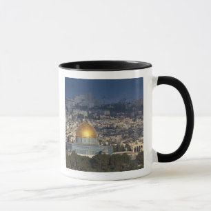 Tasse Mont du Temple et dôme du Rocher, aube