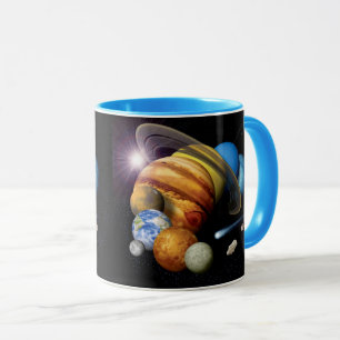 Tasse Montage des planètes du système solaire NASA JPL P