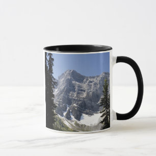 Tasse Montagne se reflétante de lac mountain encadrée