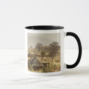 Tasse Montagnes de Nuba, village de Nugera
