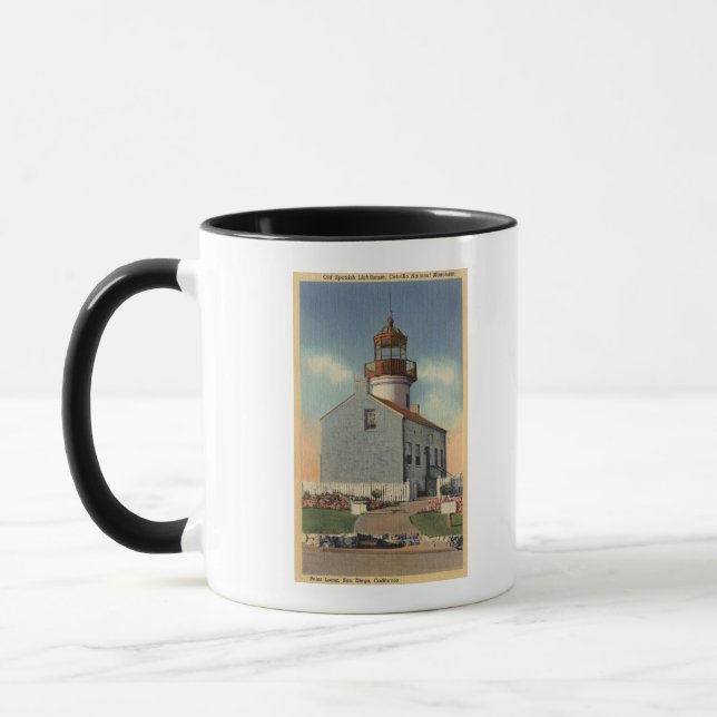 Tasse Monument de Cabrillo Nat'l, phare de Point Loma (Gauche)