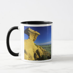 Tasse Monument en grès dans la région de Hell Creek près