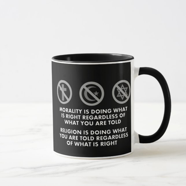Tasse Moralité et religion (Droite)