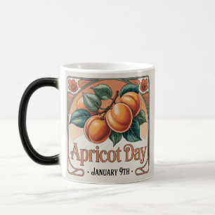 Tasse Morphing Art Nouveau Jour d'Abricot