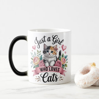 Tasse Morphing Couleur 'Je Suis Juste une Fille qu