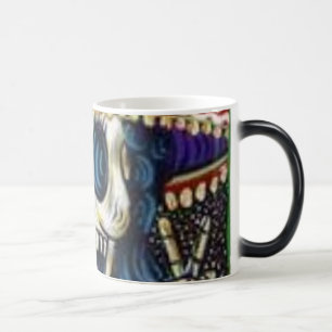 tasse morphing de dia de los muertos