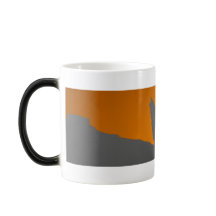 Tasse morphing de loup d'hurlement