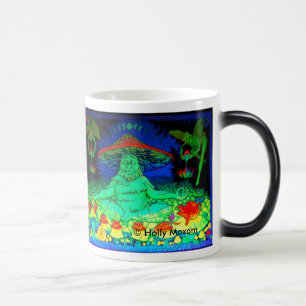 Tasse Morphing fraîche de thé de champignon