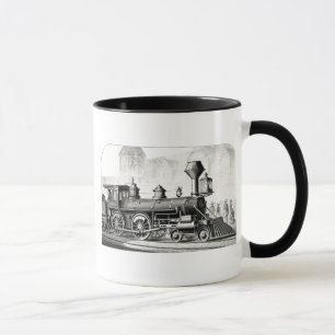 Tasse Moteur à vapeur Locomotive américain antique