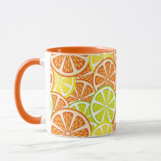 Tasse Motif 2 d'agrume (Gauche)
