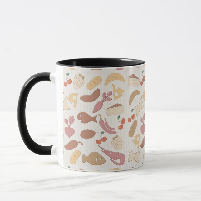 Tasse Motif 2 de nourriture (Gauche)