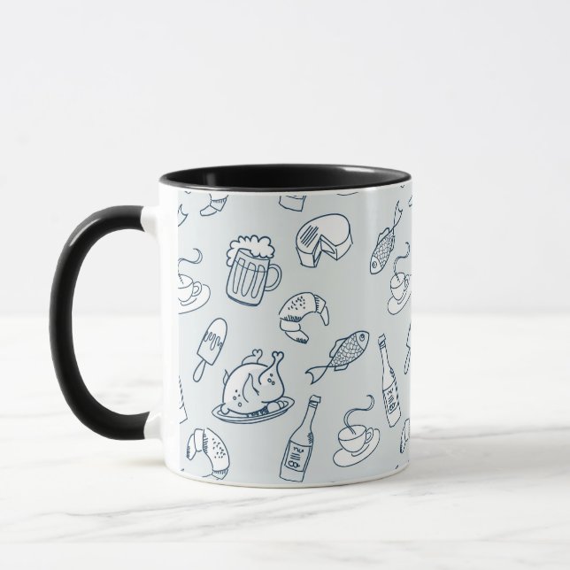 Tasse Motif 3 de nourriture (Gauche)