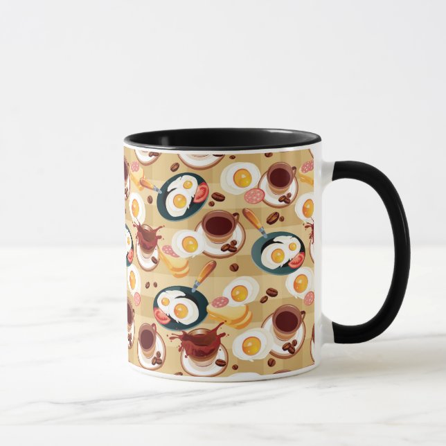 Tasse Motif 3 de petit déjeuner (Droite)