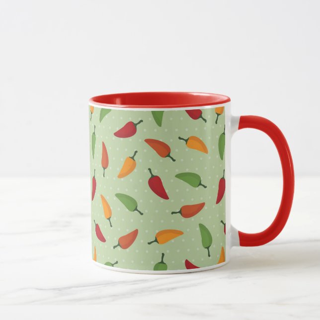 Tasse motif au piment (Droite)
