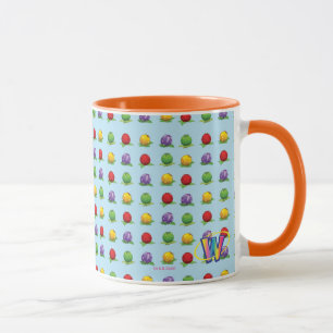 Tasse Motif bleu de baie