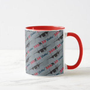 Tasse Motif Cabbie Silhouette