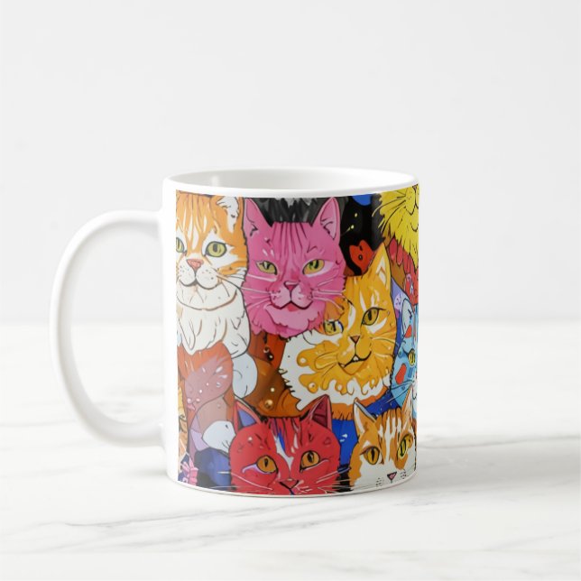 tasse motif chat (Gauche)