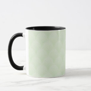 Tasse Motif classique de feuillage dans le blanc et le