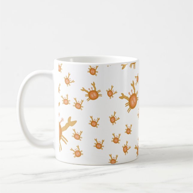 tasse motif de crabe (Gauche)