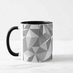 Tasse Motif de diamant - polygone abstrait