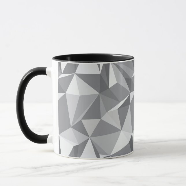 Tasse Motif de diamant - polygone abstrait (Gauche)